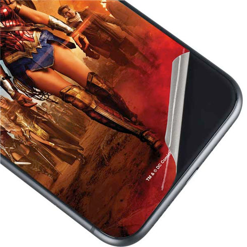 DC Comics Wonder Woman Main characters Poster iPhone 11 Skin